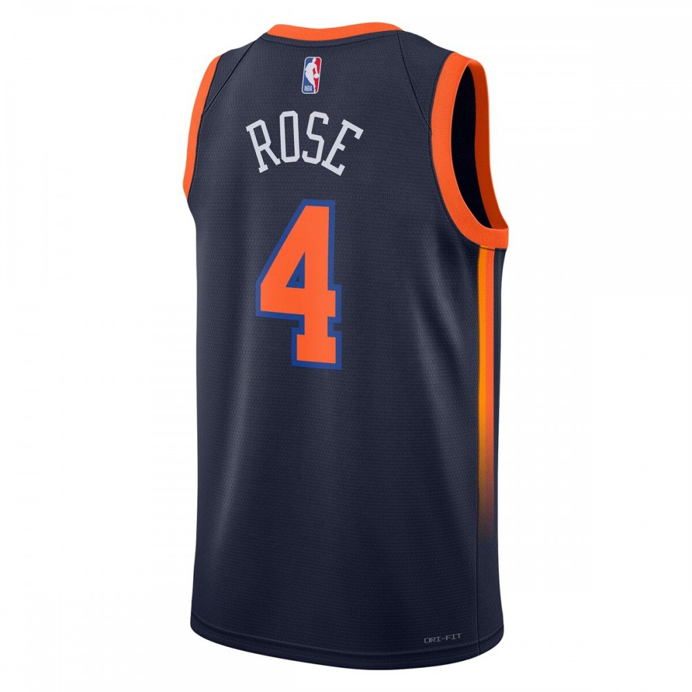 Derrick Rose New York Knicks Jordan Brand 2022/23 Statement Edition Swingman Jersey - Navy-Pro Kit Vault | Brand New 26/27 Sports Jerseys